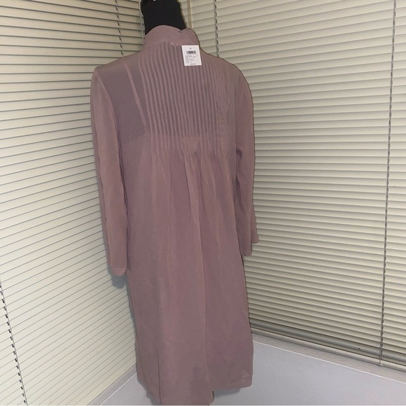 Chic Pink Sheer Dress Club Monaco Silk Pink 6 - Picture 3 of 12